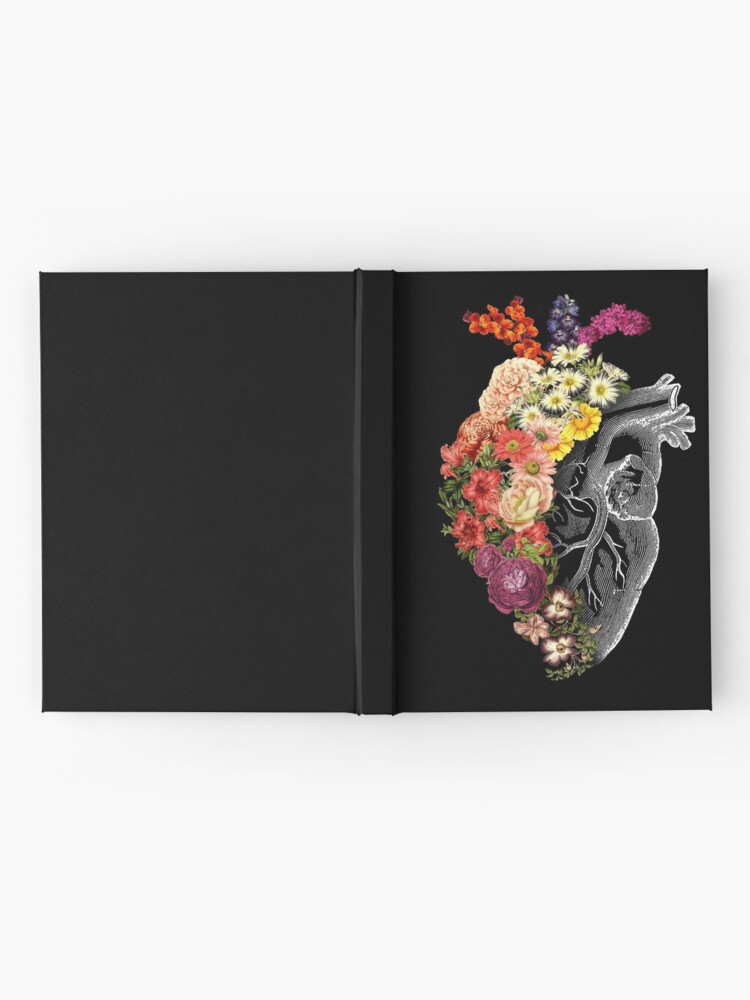 Alternate view of Flower Heart Spring Hardcover Journal