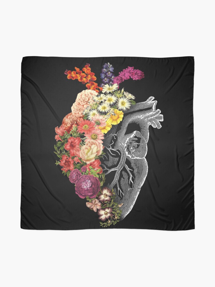 Alternate view of Flower Heart Spring Scarf