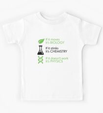 Biology - Chemistry - Physics Kids Tee