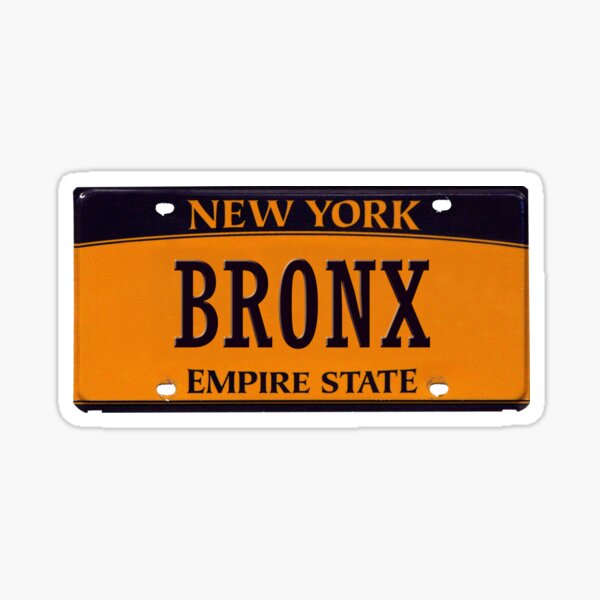 Item preview, Bronx, New York City Plate Number, Creative Gift designed and sold by levsal.