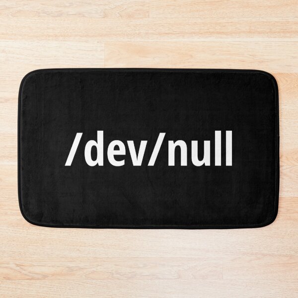 Item preview, /dev/null - Funny Computer Geek Design - White Text designed and sold by geeksta.