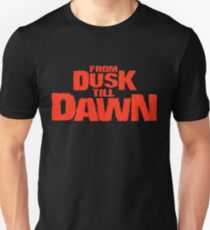 Camiseta unisex Desde el atardecer hasta el amanecer