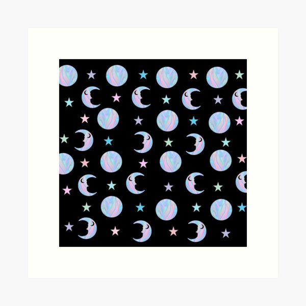Luminous Moons Art Print