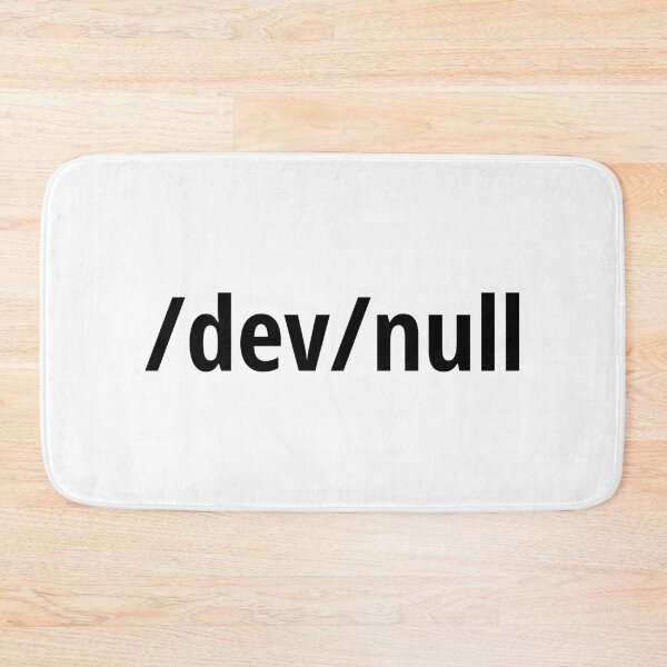 Item preview, /dev/null - Funny Computer Geek Design - Black Text designed and sold by geeksta.