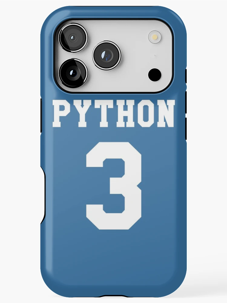 Thumbnail 1 of 4, iPhone Case, Python 3 - White College Style Design for Python Programmers designed and sold by geeksta.