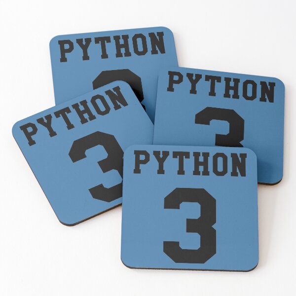 Item preview, Python 3 - Black College Style Design for Python Programmers designed and sold by geeksta.
