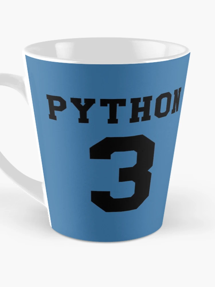 Thumbnail 3 of 4, Coffee Mug, Python 3 - Black College Style Design for Python Programmers designed and sold by geeksta.