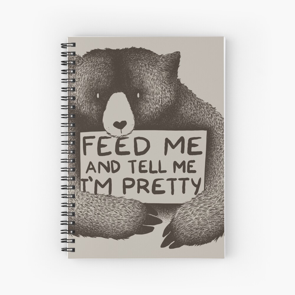 Feed Me and Tell Me I'm Pretty Bear Essential T-Shirt for Sale by  tobiasfonseca