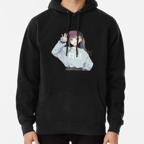 ANIME GIRL AESTHETIC HOODIE Drawstring Bag for Sale by Chaotika9