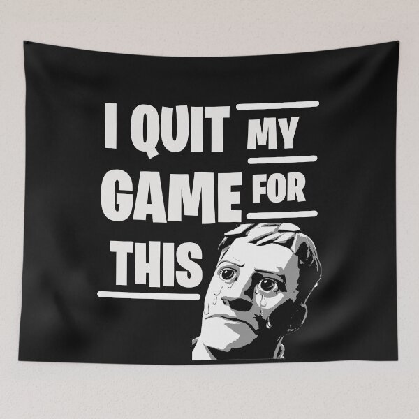 Item preview, I Quit My Game For This- Gamer Humor Funny Video Games designed and sold by C0SMICALCHEMY.