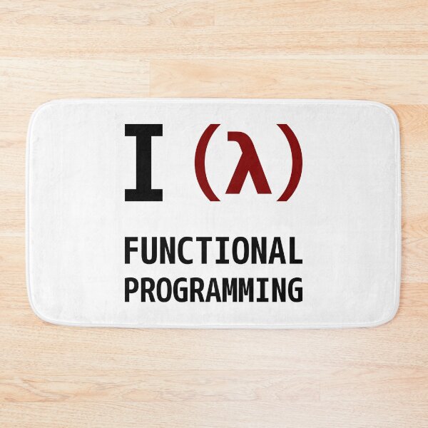 Item preview, I Love Functional Programming - Black/Maroon Design designed and sold by geeksta.