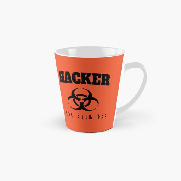 Item preview, Computer Hacker T-Shirt - Black Biohazard Sign & Bash Fork Bomb designed and sold by geeksta.