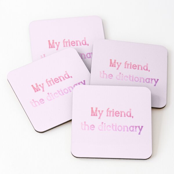 Item preview, My friend, the dictionary designed and sold by Theatre Thoughts.
