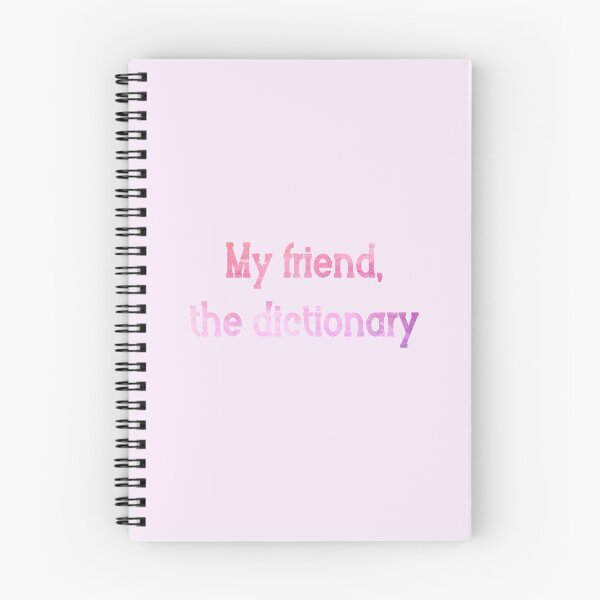Item preview, My friend, the dictionary designed and sold by Theatre Thoughts.