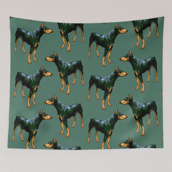 Item preview, Doberman Dog Portrait designed and sold by MMMSdesigns.