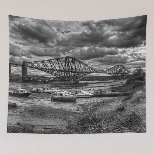 Item preview, Low Tide in North Queensferry - B&W designed and sold by tomg.