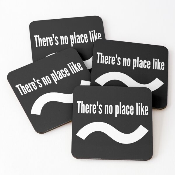 Artikelvorschau, Es gibt keinen Platz wie zu Hause - Command Line Geek White Text Design entworfen und verkauft von geeksta.