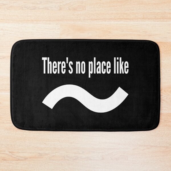 Item preview, There's no place like home - Command Line Geek White Text Design designed and sold by geeksta.