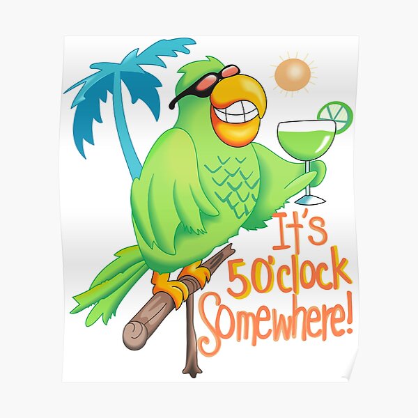 Party Parrot Poster