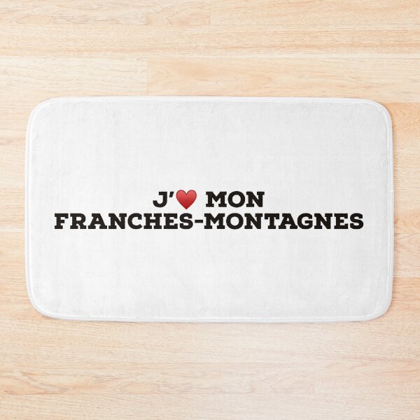 Aperçu de l'œuvre J'adore Mon Franches-Montagnes créée et vendue par Yviemakes.