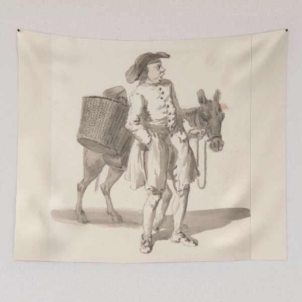 Item preview, Boy with a Donkey - Paul Sandby - c1759 designed and sold by CrankyOldDude.