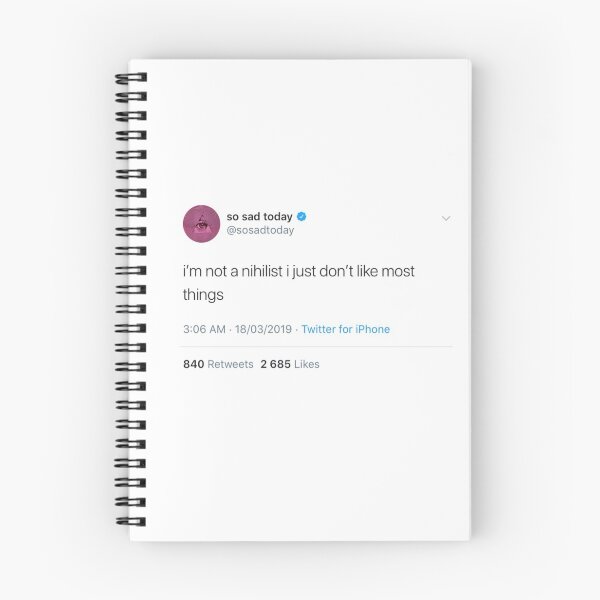 Item preview, so sad tweet #1 designed and sold by mela xx.