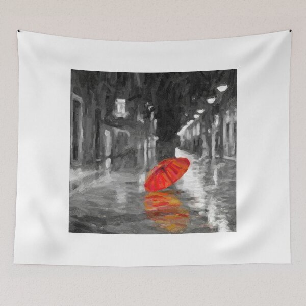 Item preview, umbrella in the  rain designed and sold by Nora Gad.