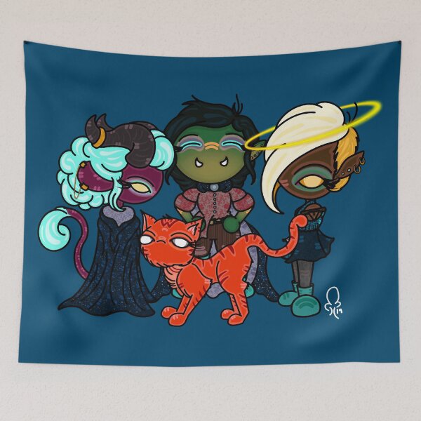 Item preview,  cat!ent & the future assassins guild kiddos designed and sold by tentaclemade.