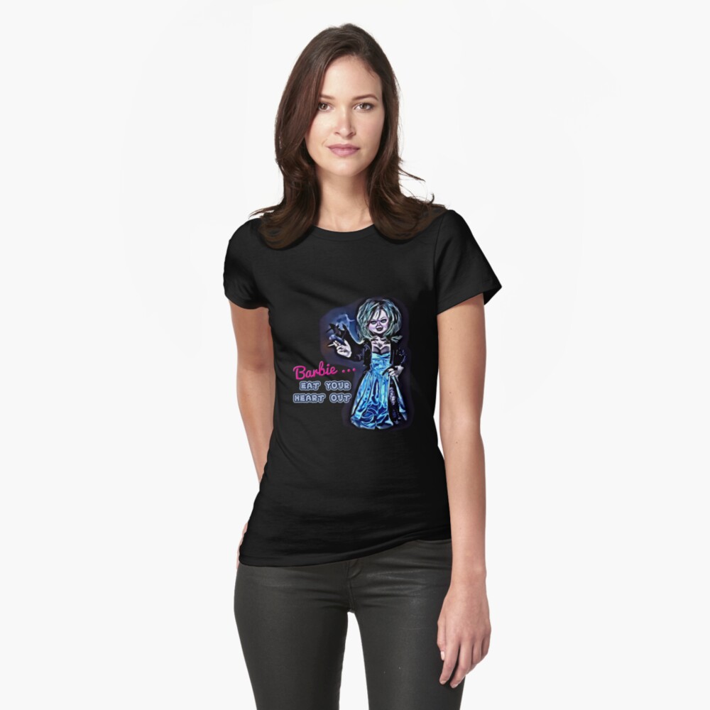 "Tiffany (Chucky) - Barbie... Eat Your Heart Out" T-shirt by