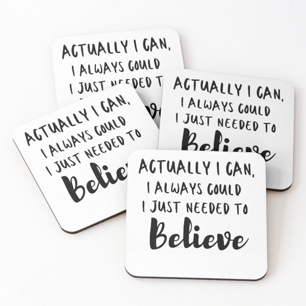 Item preview, Copy of motivational positive self belief message - Actually I can  designed and sold by Isha Dibua.