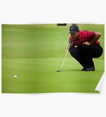 Tiger woods in Aus Poster