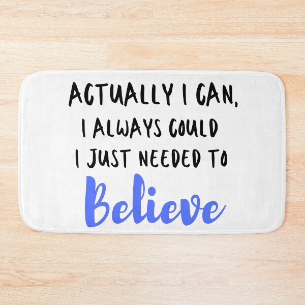 Item preview, Copy of Copy of motivational positive self belief message - Actually I can  designed and sold by Isha Dibua.