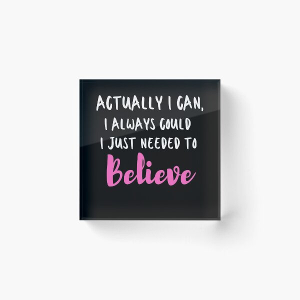 Item preview, Motivational positive self belief message - Actually I can  designed and sold by Isha Dibua.