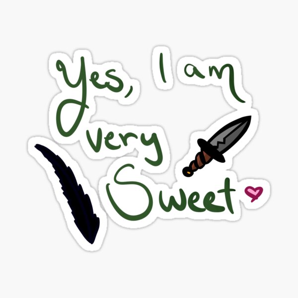 Item preview, Yes, I am very sweet designed and sold by cakebacon.