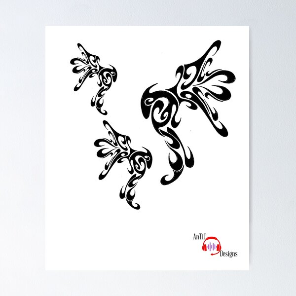 Item preview, Mother Dragonfly Tribal Tattoo designed and sold by Anticcael.