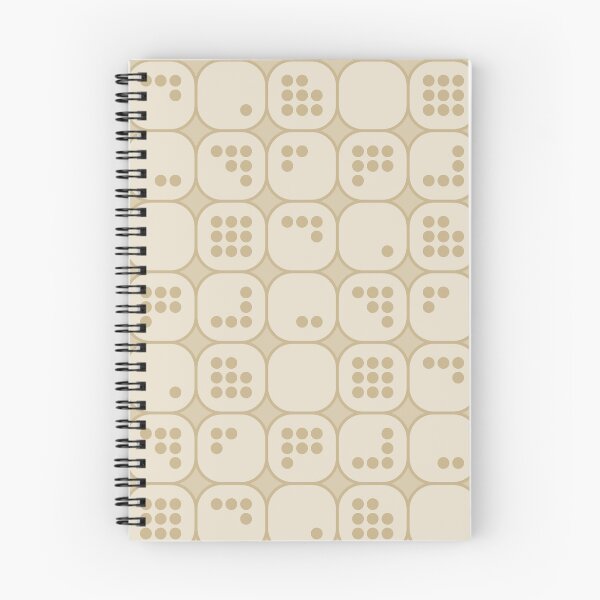Item preview, Khaki Mid Century Modern Sequential Dot Boxes designed and sold by Elsy's Art.