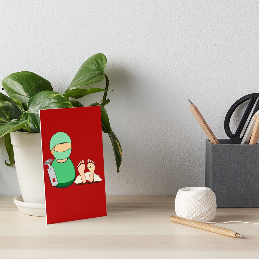 Item preview, Art Board Print designed and sold by Slinky-Reebs.