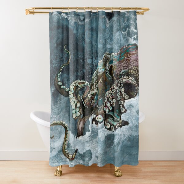 Octopus Shower Curtain