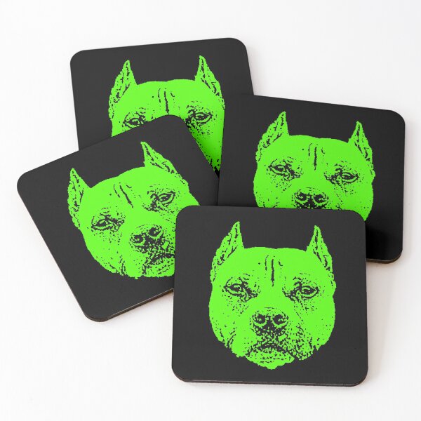 Item preview, Green Pit Bull designed and sold by Child of the Corn Designs.