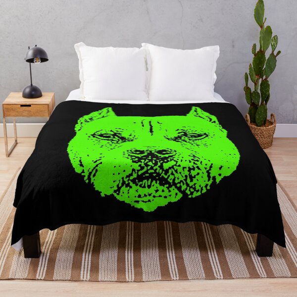Item preview, Green Pit Bull designed and sold by Child of the Corn Designs.