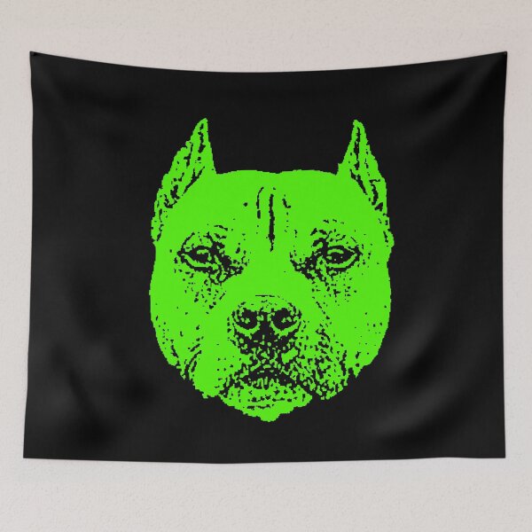 Item preview, Green Pit Bull designed and sold by Child of the Corn Designs.