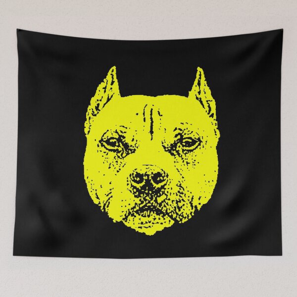 Item preview, Yellow Pit Bull designed and sold by Child of the Corn Designs.