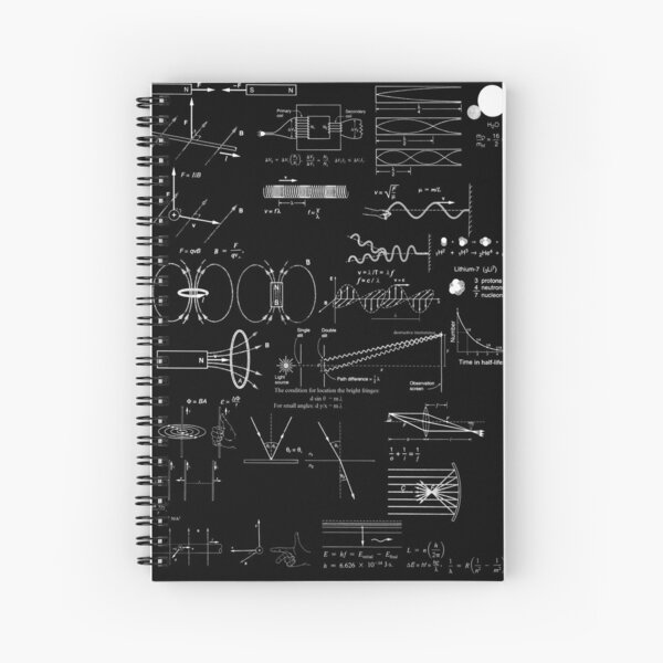 #Physics #Formula Set #PhysicsFormulaSet #FormulaSet Spiral Notebook