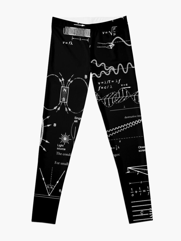 Alternate view of #Physics #Formula Set #PhysicsFormulaSet #FormulaSet Leggings