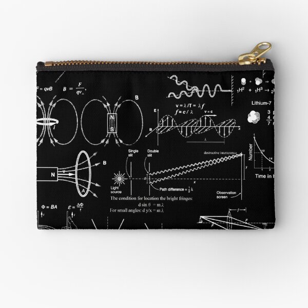 #Physics #Formula Set #PhysicsFormulaSet #FormulaSet Zipper Pouch