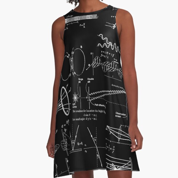 Clothing, #Physics #Formula Set #PhysicsFormulaSet #FormulaSet A-Line Dress