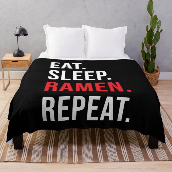 Item preview, Eat Sleep Ramen Repeat T-shirt Ramen Noodle Japanese Ramen designed and sold by JoDesignLab.