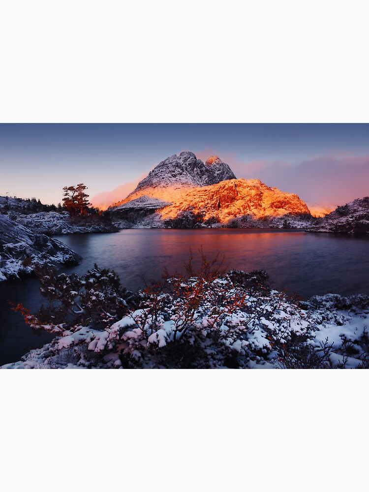Little Horn in Autumn Snow Twisted Lakes by Rhinochaser