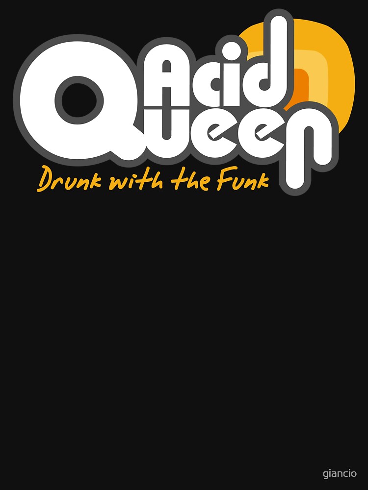 Acidqueen Funky band t-shirt by giancio