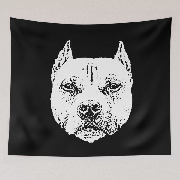 Item preview, White Pit Bull designed and sold by Child of the Corn Designs.